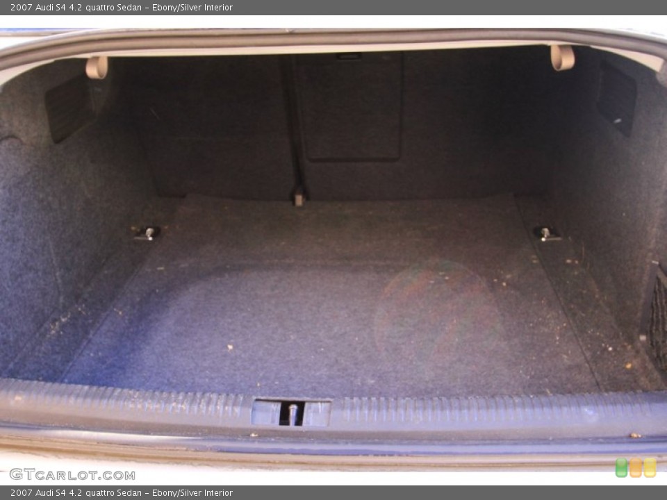 Ebony/Silver Interior Trunk for the 2007 Audi S4 4.2 quattro Sedan #75487769