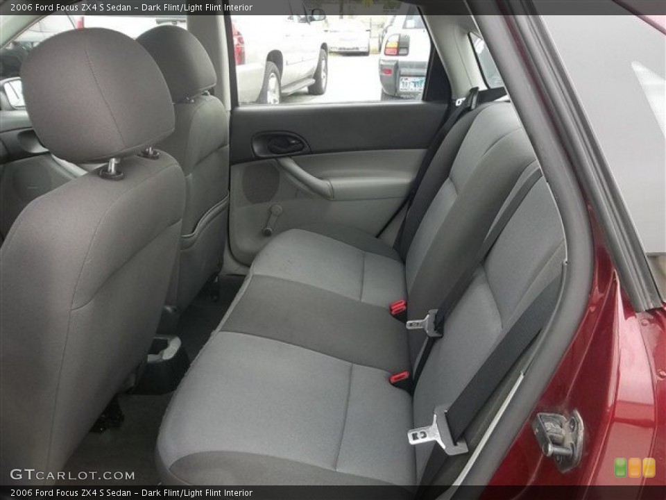 Dark Flint/Light Flint Interior Rear Seat for the 2006 Ford Focus ZX4 S Sedan #75488174
