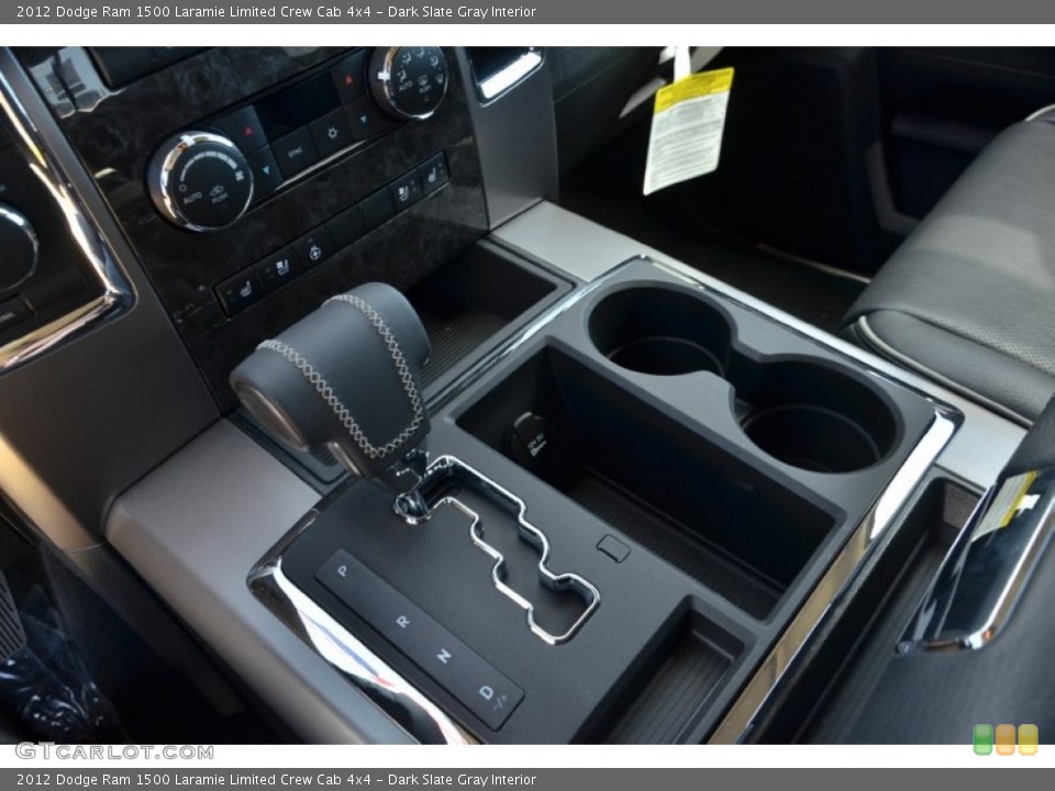 Dark Slate Gray Interior Transmission for the 2012 Dodge Ram 1500 Laramie Limited Crew Cab 4x4 #75495732