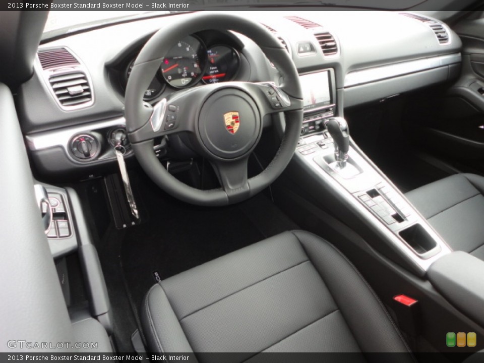 Black Interior Prime Interior for the 2013 Porsche Boxster  #75496103