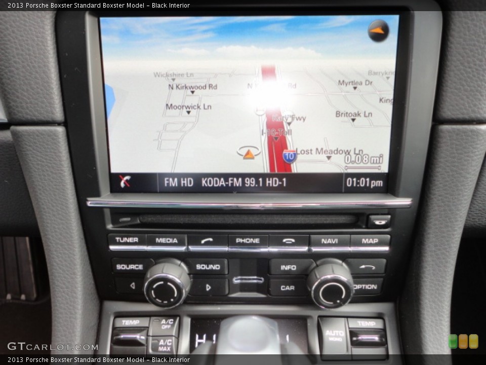 Black Interior Navigation for the 2013 Porsche Boxster  #75496142