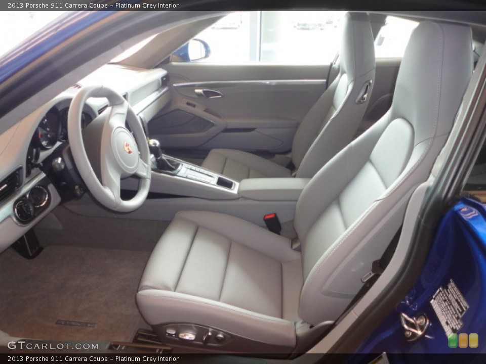 Platinum Grey Interior Photo for the 2013 Porsche 911 Carrera Coupe #75496322