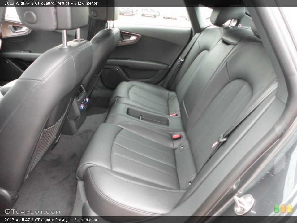 Black Interior Rear Seat for the 2013 Audi A7 3.0T quattro Prestige #75496598