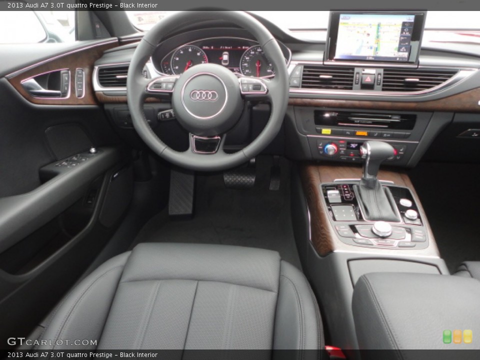 Black Interior Dashboard for the 2013 Audi A7 3.0T quattro Prestige #75496622
