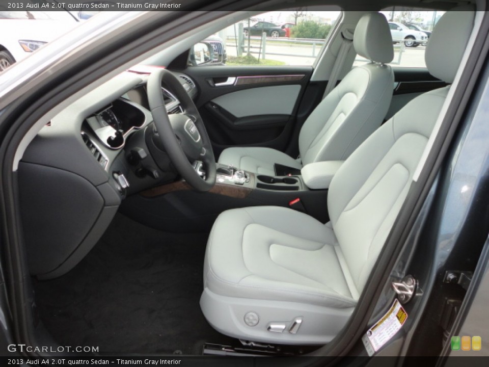 Titanium Gray Interior Front Seat for the 2013 Audi A4 2.0T quattro Sedan #75497095