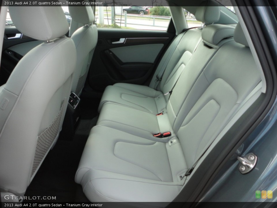 Titanium Gray Interior Rear Seat for the 2013 Audi A4 2.0T quattro Sedan #75497132