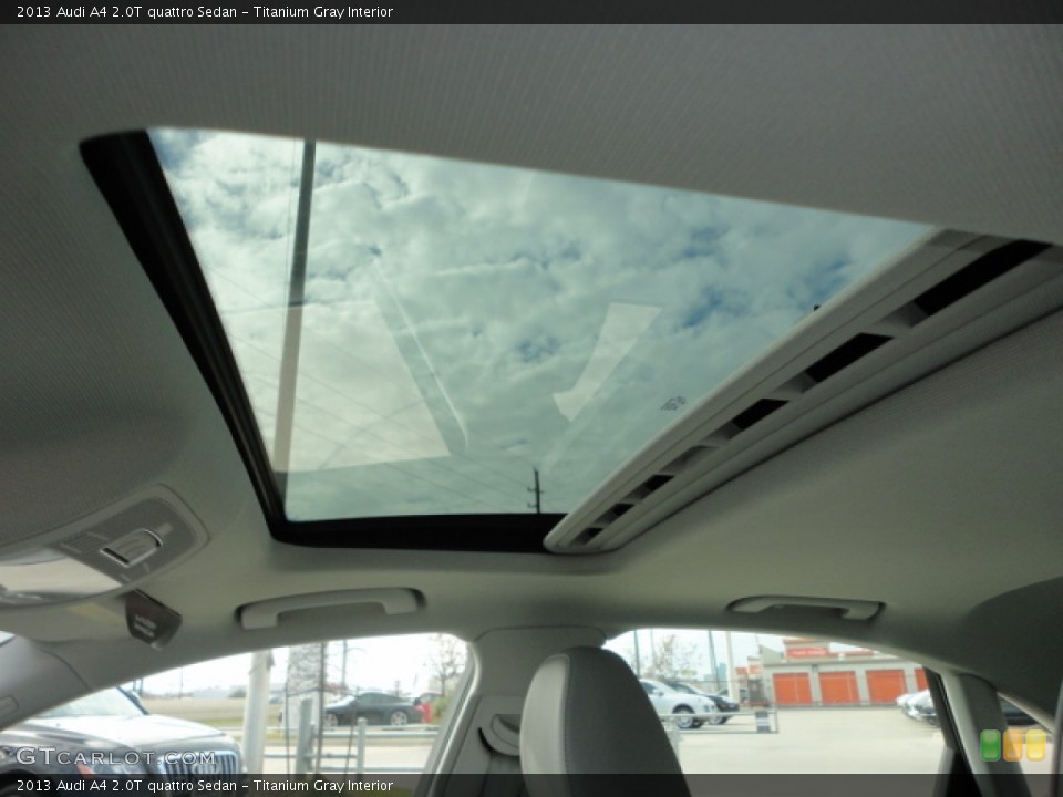 Titanium Gray Interior Sunroof for the 2013 Audi A4 2.0T quattro Sedan #75497174