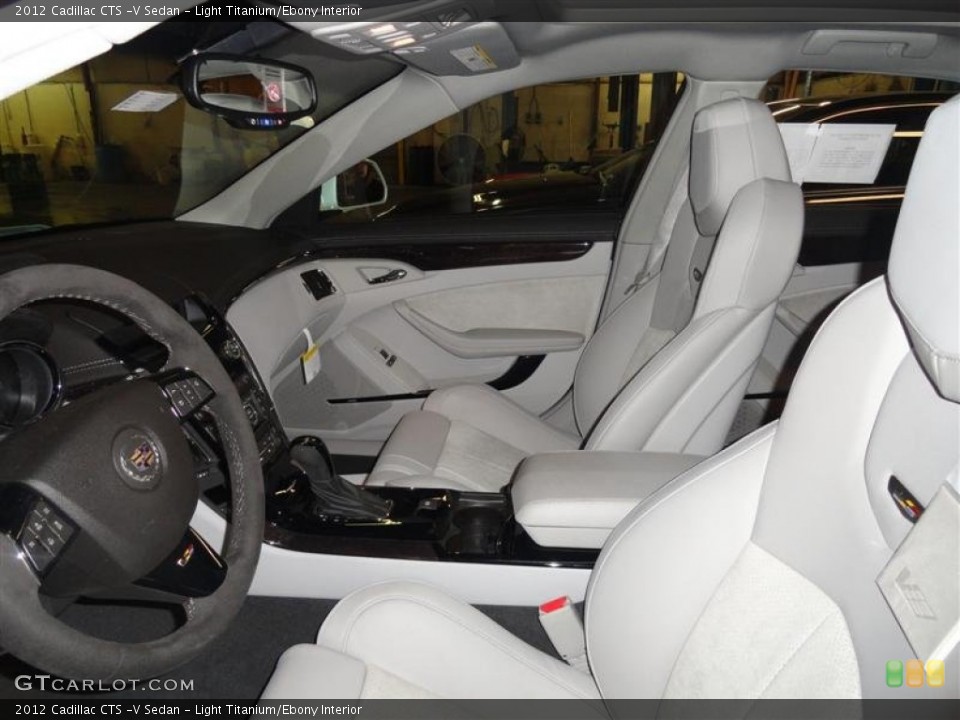 Light Titanium/Ebony Interior Photo for the 2012 Cadillac CTS -V Sedan #75497761