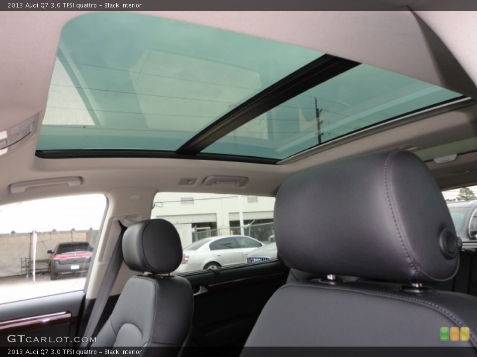 Black Interior Sunroof for the 2013 Audi Q7 3.0 TFSI quattro #75498815