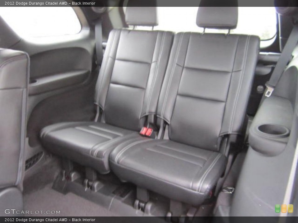 Black Interior Rear Seat for the 2012 Dodge Durango Citadel AWD #75498962