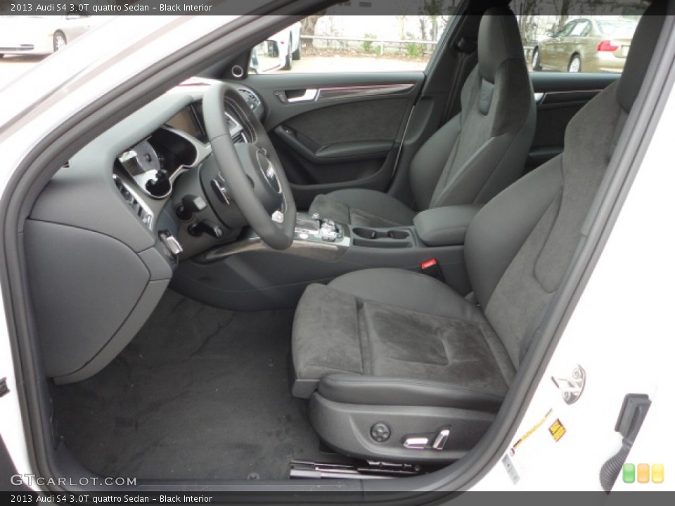 Black Interior Front Seat for the 2013 Audi S4 3.0T quattro Sedan #75499683
