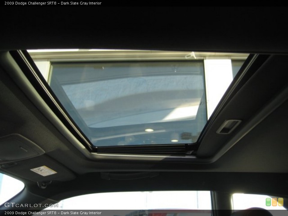 Dark Slate Gray Interior Sunroof for the 2009 Dodge Challenger SRT8 #75500270