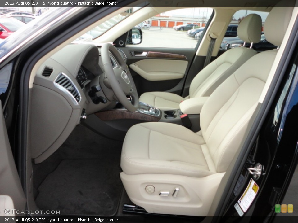 Pistachio Beige Interior Front Seat for the 2013 Audi Q5 2.0 TFSI hybrid quattro #75500306
