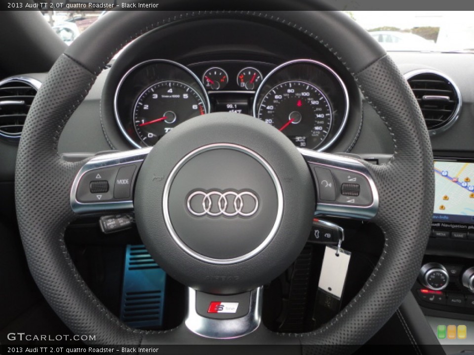 Black Interior Steering Wheel for the 2013 Audi TT 2.0T quattro Roadster #75500677