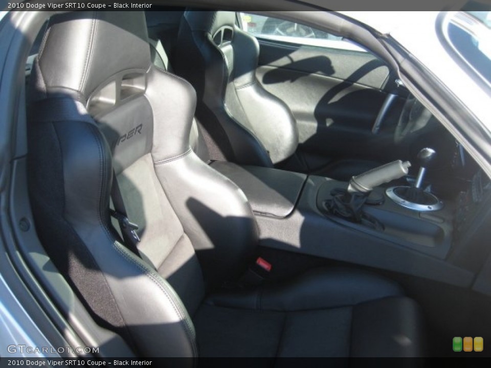 Black 2010 Dodge Viper Interiors