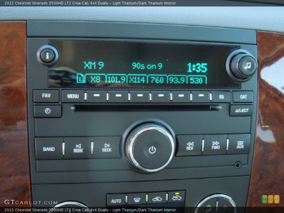 Light Titanium/Dark Titanium Interior Audio System for the 2013 Chevrolet Silverado 3500HD LTZ Crew Cab 4x4 Dually #75504337