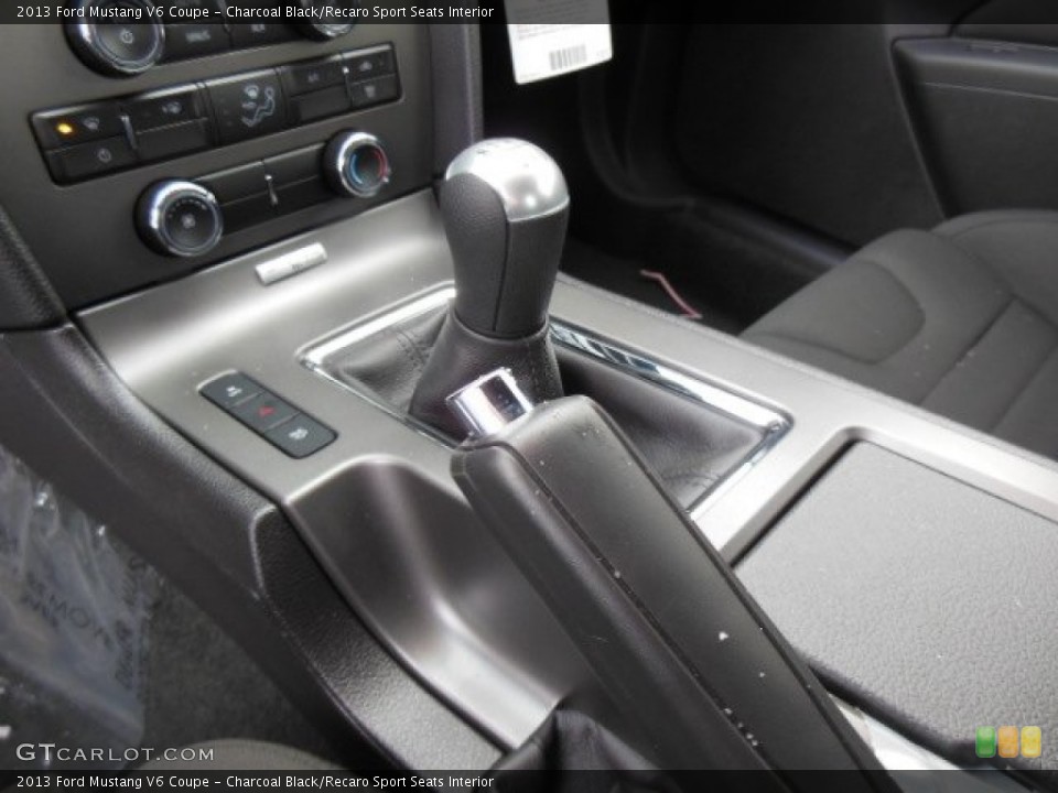 Charcoal Black/Recaro Sport Seats Interior Transmission for the 2013 Ford Mustang V6 Coupe #75505655