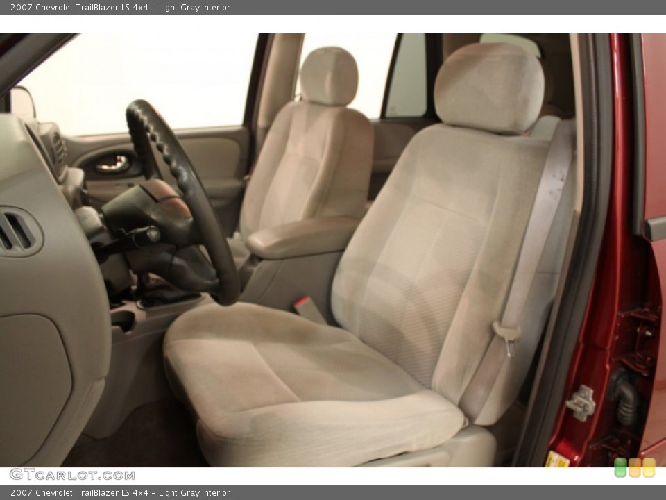 Light Gray Interior Front Seat for the 2007 Chevrolet TrailBlazer LS 4x4 #75507959