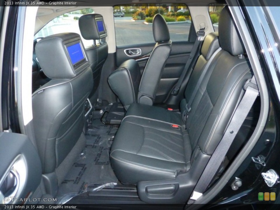 Graphite Interior Rear Seat for the 2013 Infiniti JX 35 AWD #75511205