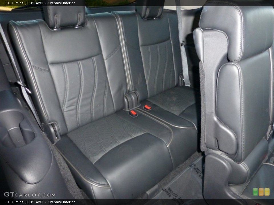Graphite Interior Rear Seat for the 2013 Infiniti JX 35 AWD #75511298