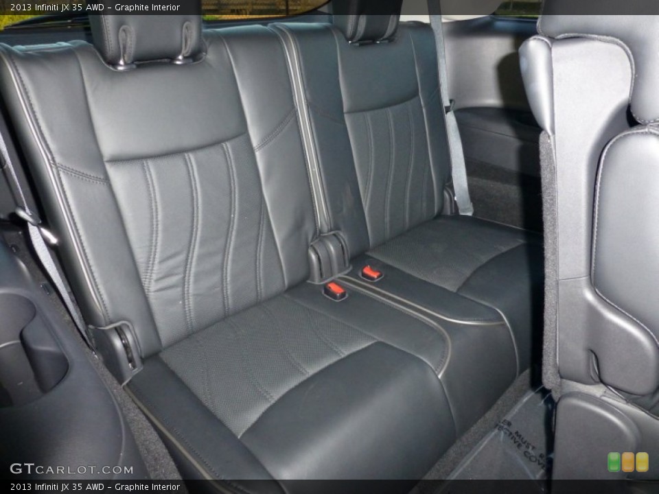 Graphite Interior Rear Seat for the 2013 Infiniti JX 35 AWD #75511316