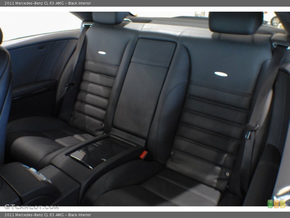 Black Interior Rear Seat for the 2011 Mercedes-Benz CL 63 AMG #75513356