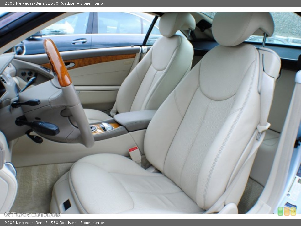 Stone Interior Front Seat for the 2008 Mercedes-Benz SL 550 Roadster #75513888