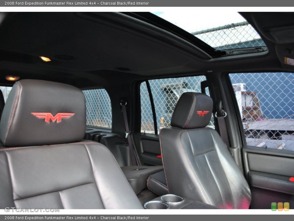 Charcoal Black/Red Interior Photo for the 2008 Ford Expedition Funkmaster Flex Limited 4x4 #75513965