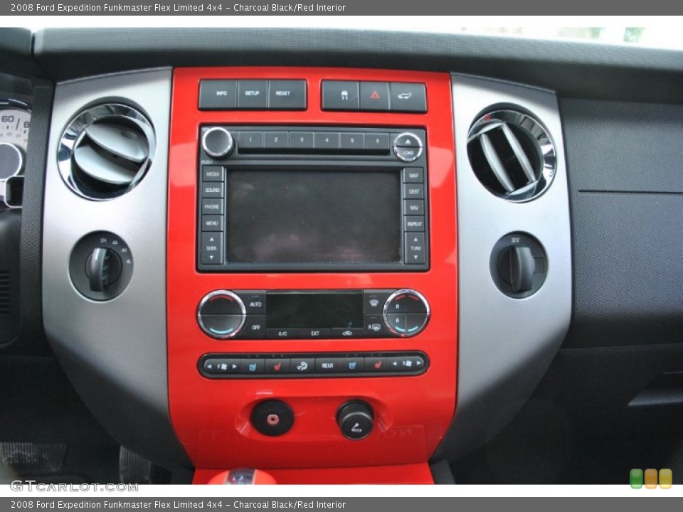 Charcoal Black/Red Interior Controls for the 2008 Ford Expedition Funkmaster Flex Limited 4x4 #75514070