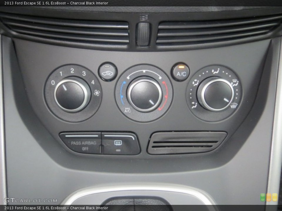 Charcoal Black Interior Controls for the 2013 Ford Escape SE 1.6L EcoBoost #75514440