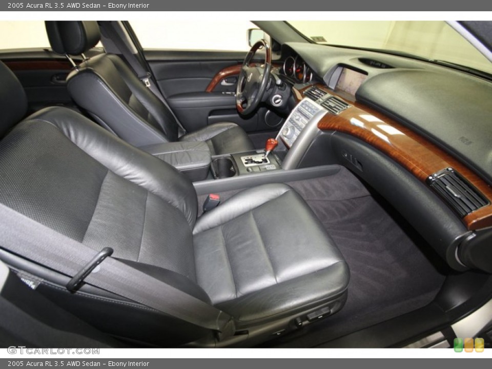 Ebony Interior Photo for the 2005 Acura RL 3.5 AWD Sedan #75514799