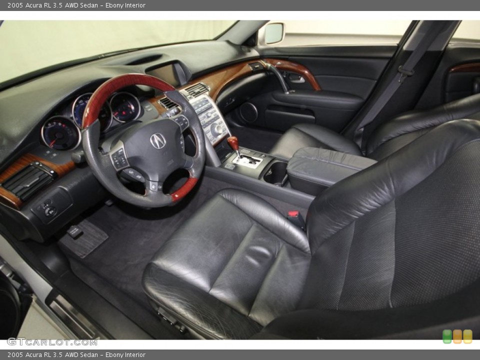 Ebony 2005 Acura RL Interiors