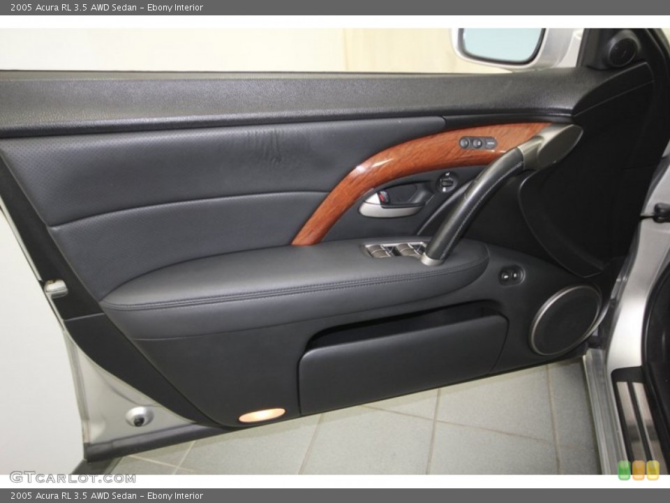 Ebony Interior Door Panel for the 2005 Acura RL 3.5 AWD Sedan #75514951