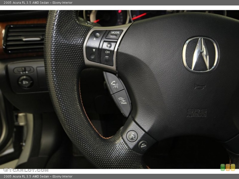 Ebony Interior Controls for the 2005 Acura RL 3.5 AWD Sedan #75515189