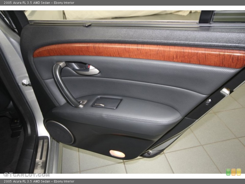 Ebony Interior Door Panel for the 2005 Acura RL 3.5 AWD Sedan #75515345