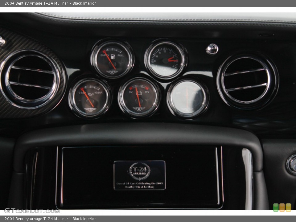 Black Interior Gauges for the 2004 Bentley Arnage T-24 Mulliner #75515849