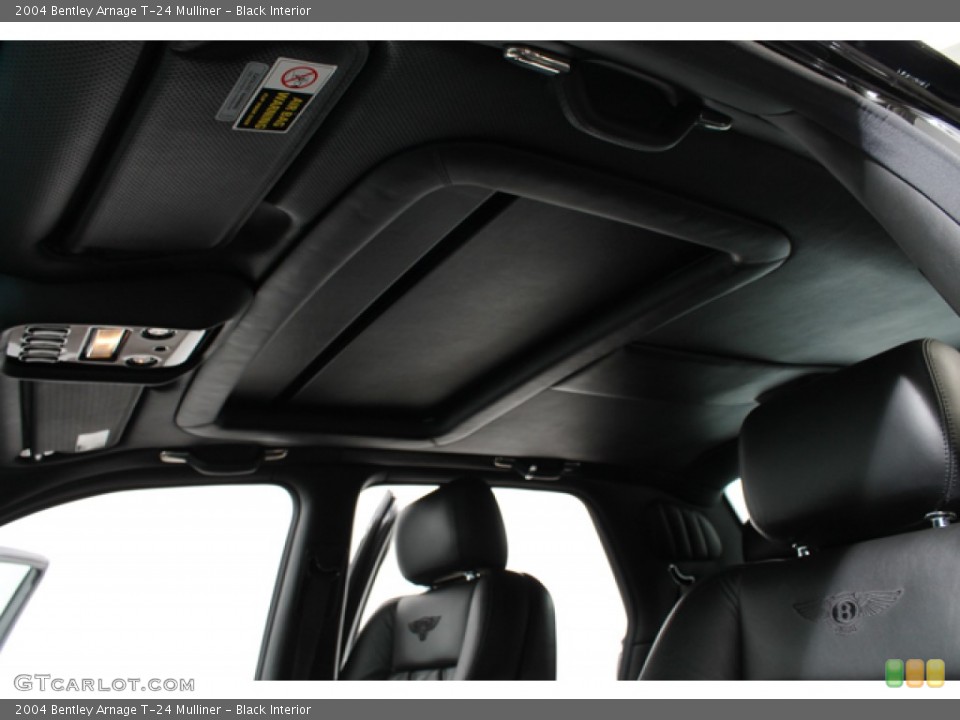 Black Interior Sunroof for the 2004 Bentley Arnage T-24 Mulliner #75516098