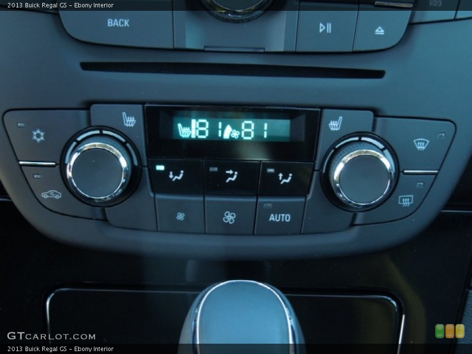 Ebony Interior Controls for the 2013 Buick Regal GS #75518162