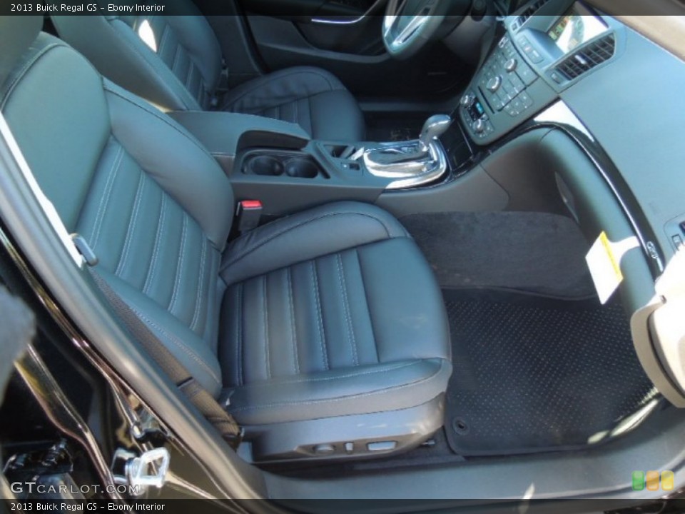 Ebony Interior Front Seat for the 2013 Buick Regal GS #75518276