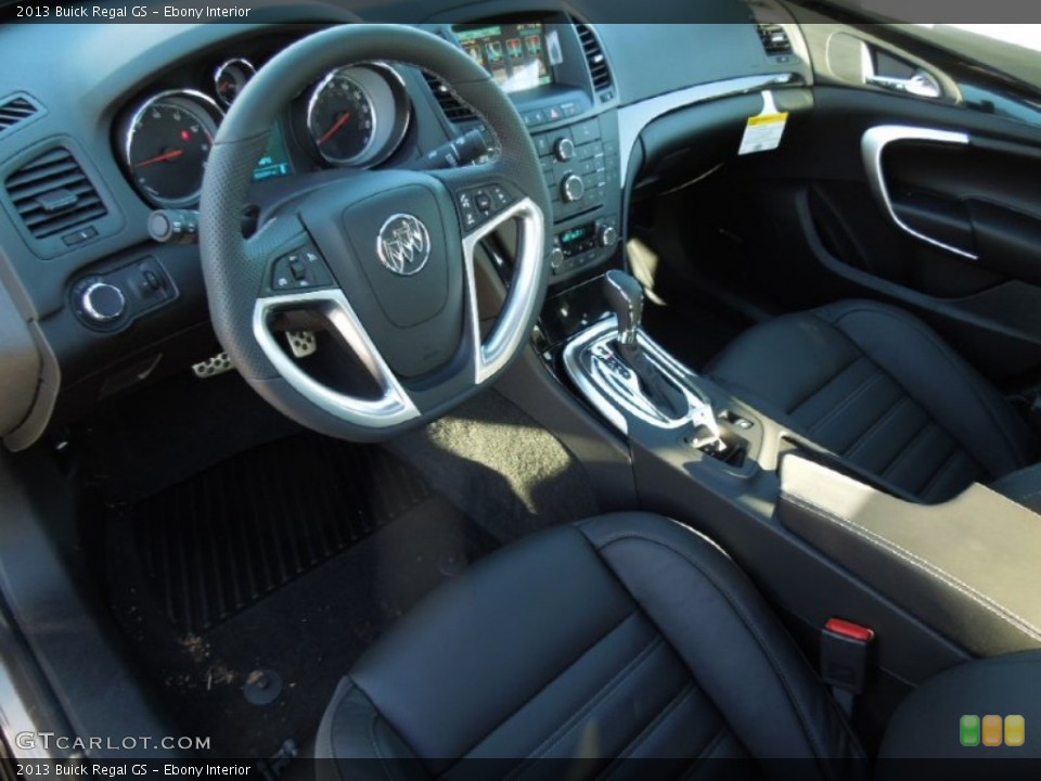 Ebony Interior Prime Interior for the 2013 Buick Regal GS #75518327
