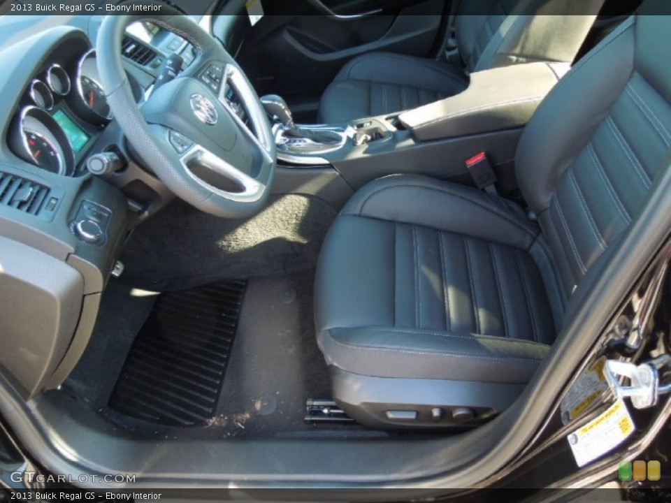 Ebony Interior Photo for the 2013 Buick Regal GS #75518339