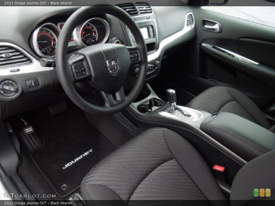 Black 2013 Dodge Journey Interiors