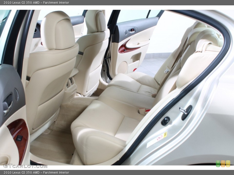 Parchment Interior Rear Seat for the 2010 Lexus GS 350 AWD #75518915