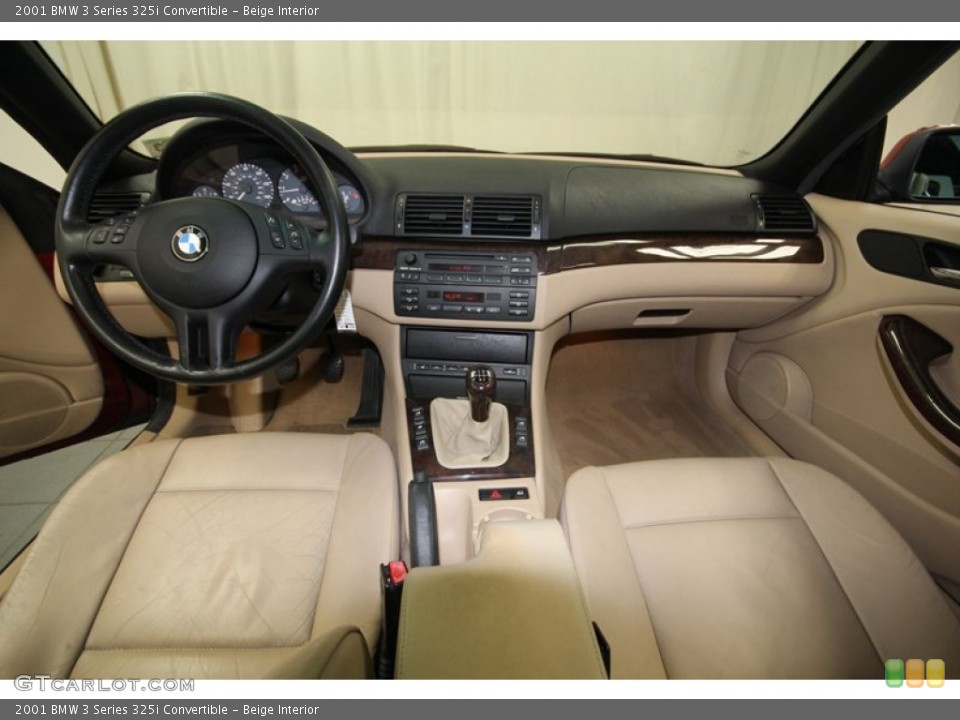 Beige Interior Dashboard for the 2001 BMW 3 Series 325i Convertible #75519192
