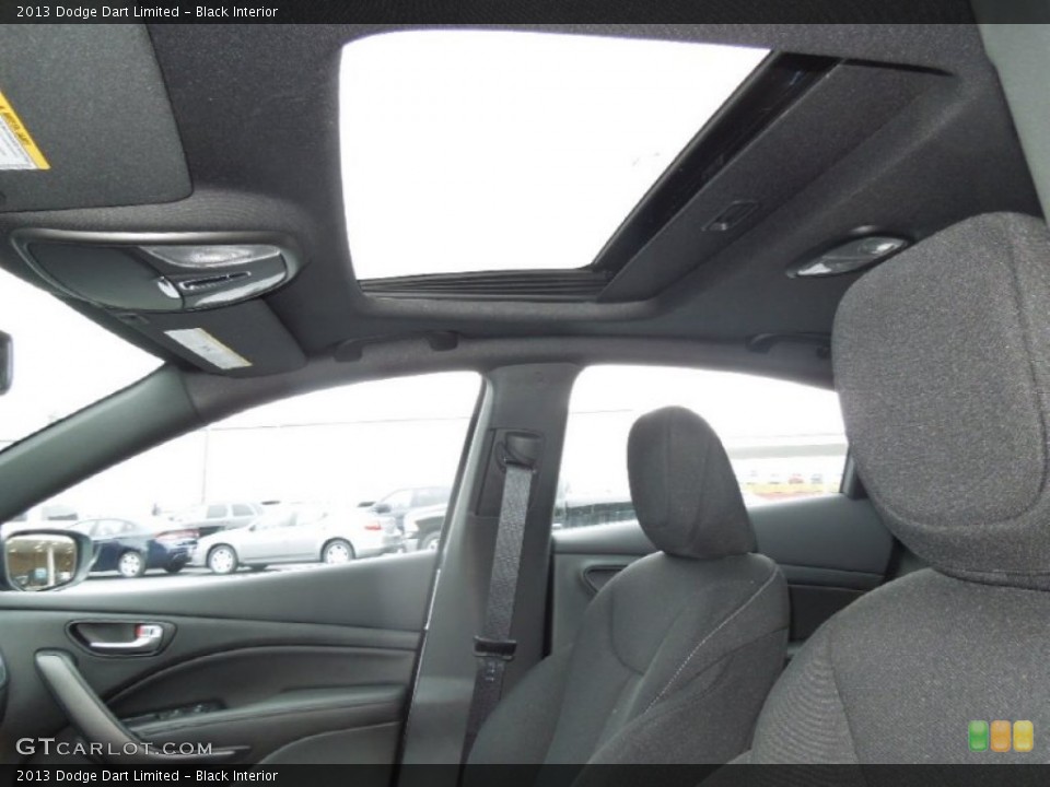 Black Interior Sunroof for the 2013 Dodge Dart Limited #75520580