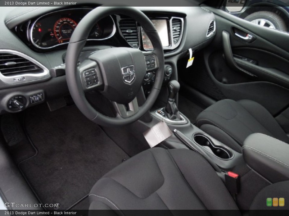 Black Interior Prime Interior for the 2013 Dodge Dart Limited #75520666