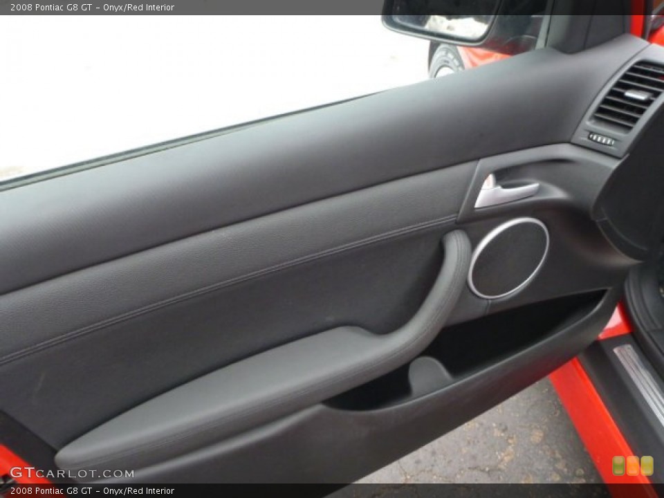 Onyx/Red Interior Door Panel for the 2008 Pontiac G8 GT #75523496