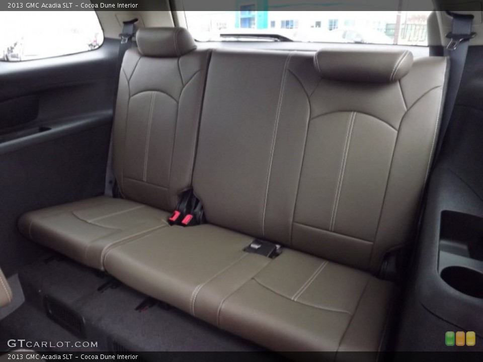 Cocoa Dune Interior Rear Seat for the 2013 GMC Acadia SLT #75527654