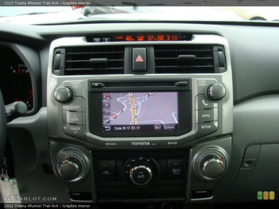Graphite Interior Navigation for the 2012 Toyota 4Runner Trail 4x4 #75527688