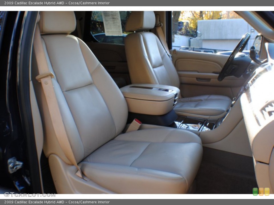 Cocoa/Cashmere Interior Photo for the 2009 Cadillac Escalade Hybrid AWD #75528630